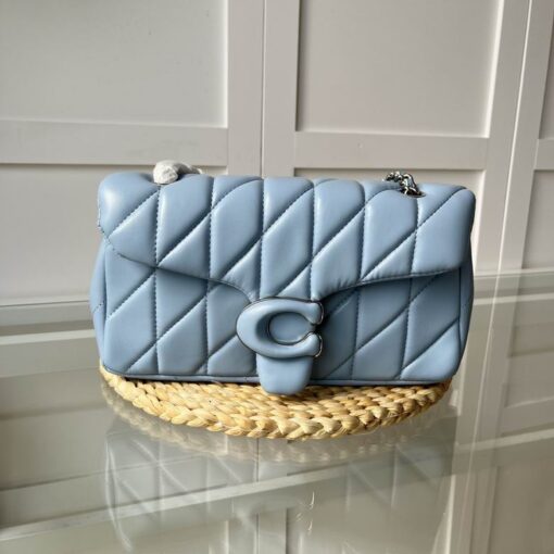 Coach Quilted Tabby Shoulder Bag Paste