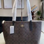 Coach City Tote Bag Dark Brown