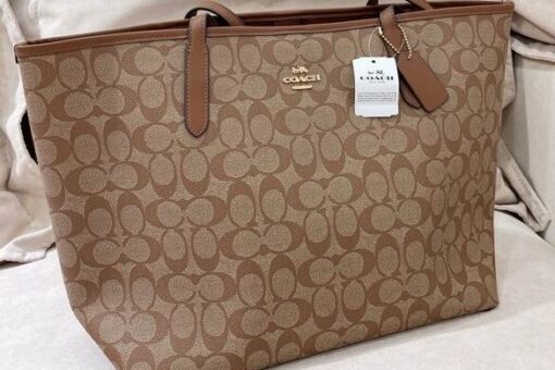 Coach City Tote Bag in Grey