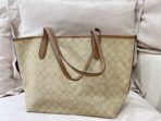 Coach City Tote Bag White C Logo