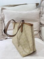 Coach City Tote Bag White C Logo - Image 2