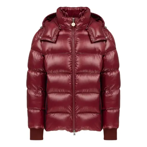 Moncler Classic Jacket Burgundy