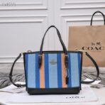 Coach Mollie Tote 25 In Signature Jacquard With Stripes