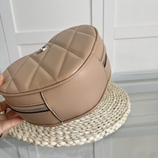 Coach Quilted Denim Heart Crossbody Bag Brown - Image 3