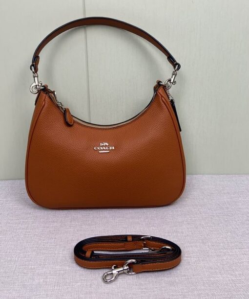 Coach Teri Hobo Shoulder Bag Brown