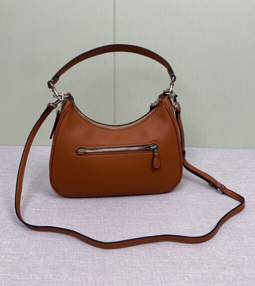 Coach Teri Hobo Shoulder Bag Brown - Image 2