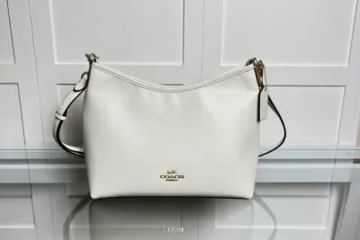 Coach Laurel Shoulder Bag in Signature Canvas White
