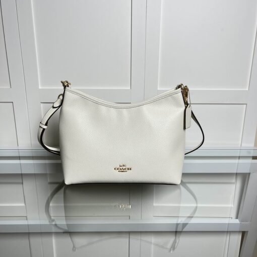 Coach Laurel Shoulder Bag in Signature Canvas White