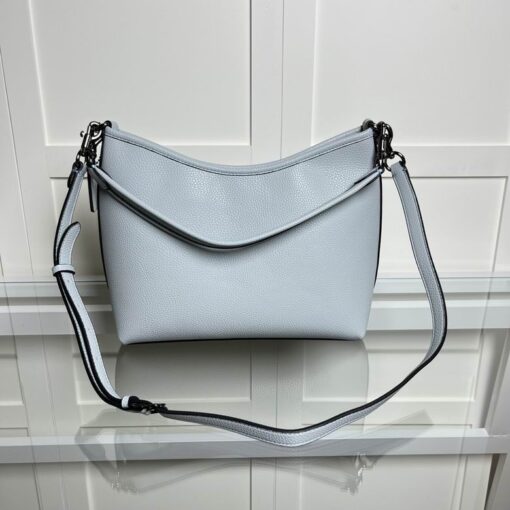 Coach Laurel Shoulder Bag in Signature Canvas Lite Blue - Image 3