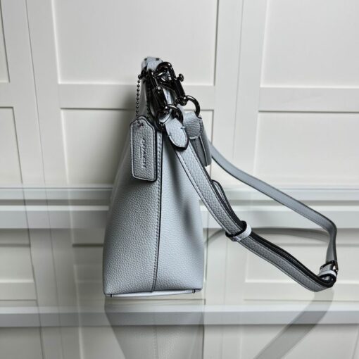 Coach Laurel Shoulder Bag in Signature Canvas Lite Blue - Image 2