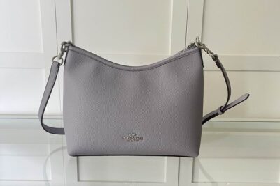 Coach Laurel Shoulder Bag in Signature Canvas Grey