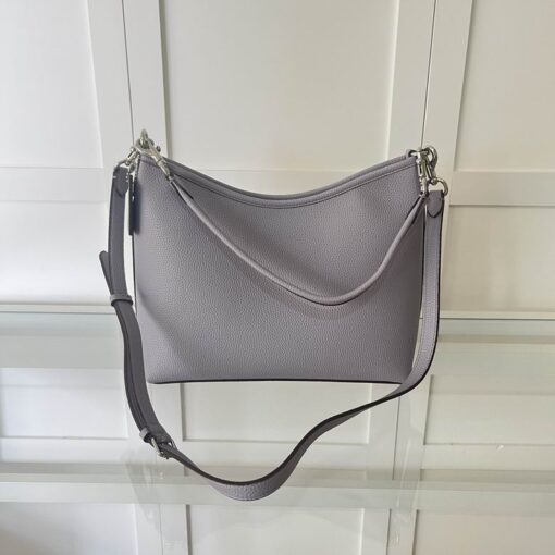 Coach Laurel Shoulder Bag in Signature Canvas Grey - Image 2