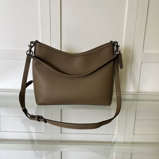 Coach Laurel Shoulder Bag in Signature Canvas Dark Brown - Image 2