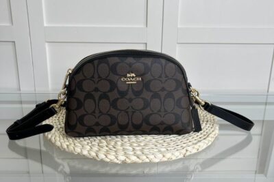 Coach Madi Crossbody In Signature Canvas Bag Black