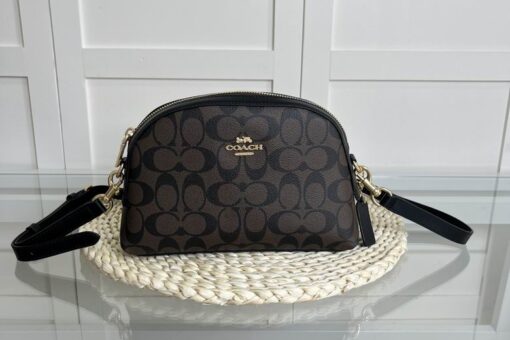 Coach Madi Crossbody In Signature Canvas Bag Black