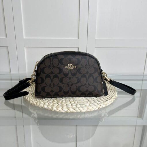 Coach Madi Crossbody In Signature Canvas Bag Black
