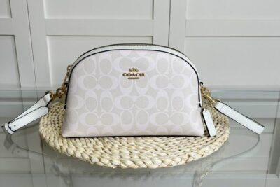 Coach Madi Crossbody In Signature Canvas Bag White