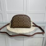 Coach Madi Crossbody In Signature Canvas Bag Dark Brown - Image 2