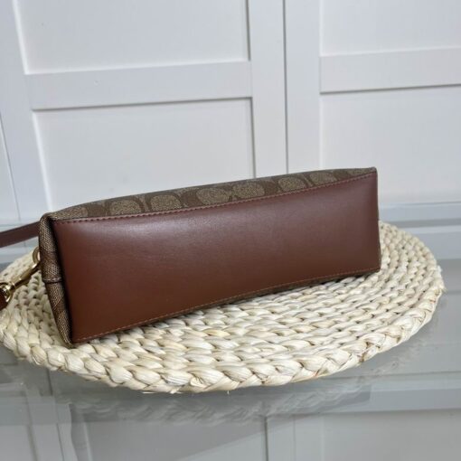 Coach Madi Crossbody In Signature Canvas Bag Dark Brown - Image 3