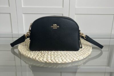 Coach Madi Crossbody In Signature Canvas Bag Leather Black