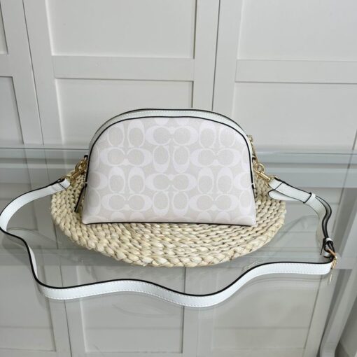 Coach Madi Crossbody In Signature Canvas Bag White - Image 2