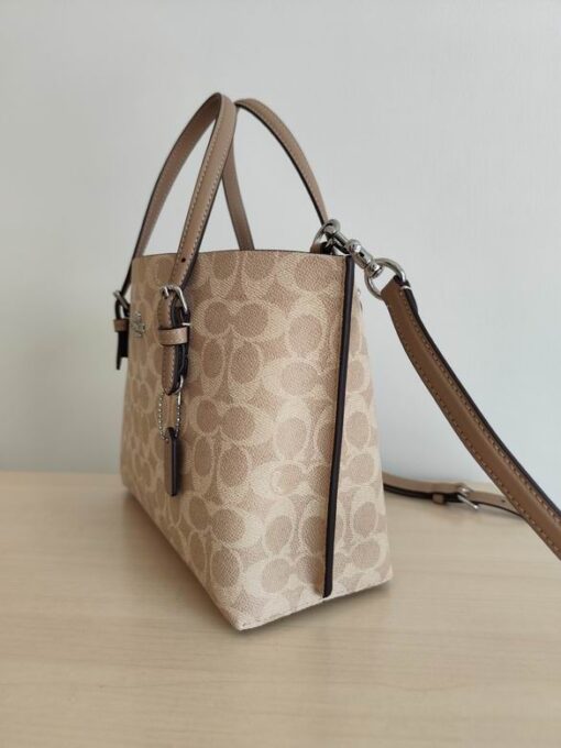 Coach Mollie Tote 25 Bag Lite Brown - Image 3