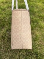 Coach Signature Canvas City Tote Bag Lite Grey - Image 2