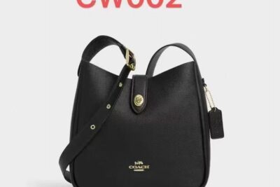 Coach Hadley Convertible Crossbody Bag Leather Black