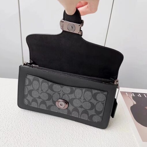 Coach Tabby Shoulder Bag Black - Image 3