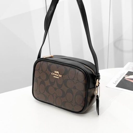 Coach Charter Crossbody Bag Dark Brown