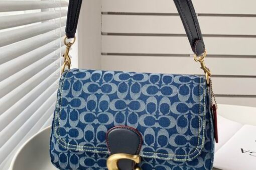 Coach Tabby Shoulder Bag Blue