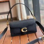 Coach Tabby Shoulder Bag Leather Black