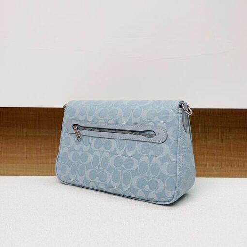 Coach Soft Tabby Denim Shoulder Bag Paste - Image 3