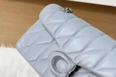 Coach Quilted Tabby Shoulder Bag Gray