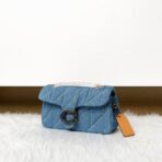Coach Quilted Tabby Shoulder Bag Blue - Image 2