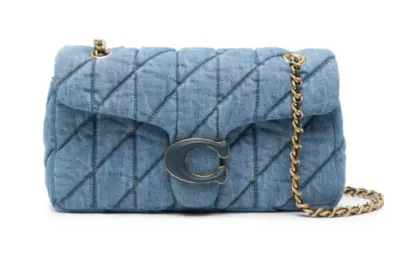 Coach Tabby 20 quilted shoulder bag indigo blue