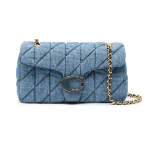 Coach Tabby 20 quilted shoulder bag indigo blue