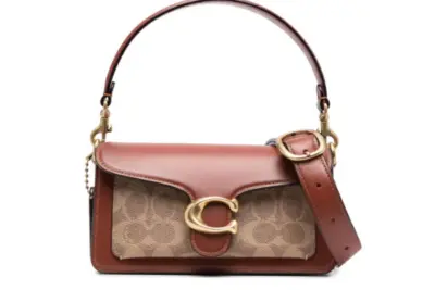 Coach Tabby leather shoulder bag brown
