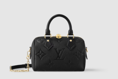 LV Speedy Bandoulière 20 Black