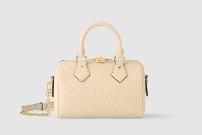 LV Speedy Bandoulière 20 Creme