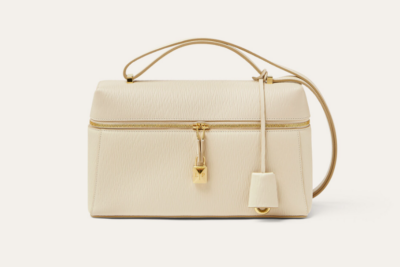 Loro Piana Extra Bag L27  Ox Leather Light Travertine