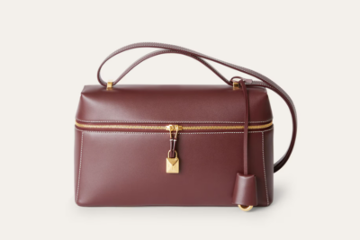 Loro Piana Extra Bag L27  Smooth Calfskin Azuki Beans