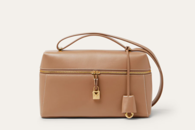 Loro Piana Extra Bag L27  Smooth Calfskin Cream Bignet