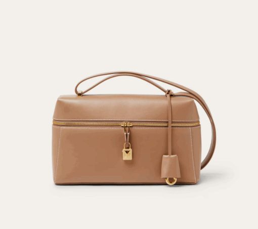 Loro Piana Extra Bag L27  Smooth Calfskin Cream Bignet