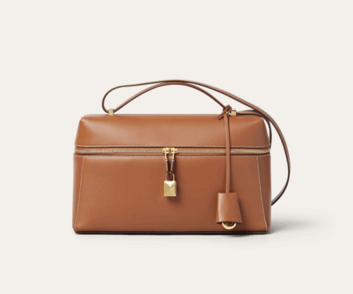 Loro Piana Extra Bag L27  Smooth Calfskin  Warm Tan