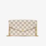 LV Pochette Félicie Damier Azur