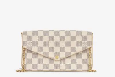LV Pochette Félicie Damier Azur