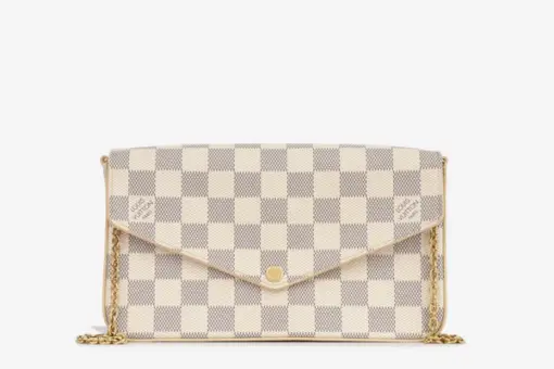 LV Pochette Félicie Damier Azur