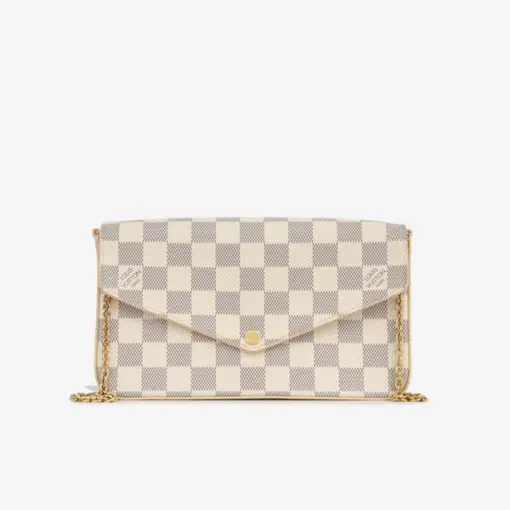 LV Pochette Félicie Damier Azur