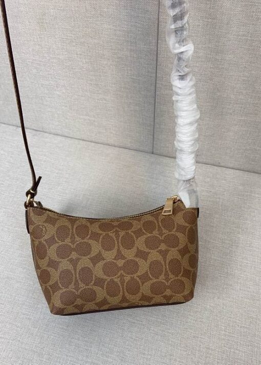 Coach Armpit Bag Brown - Image 3